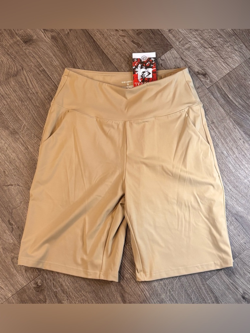 Gradual Women’s Tan Biker Shorts NWT